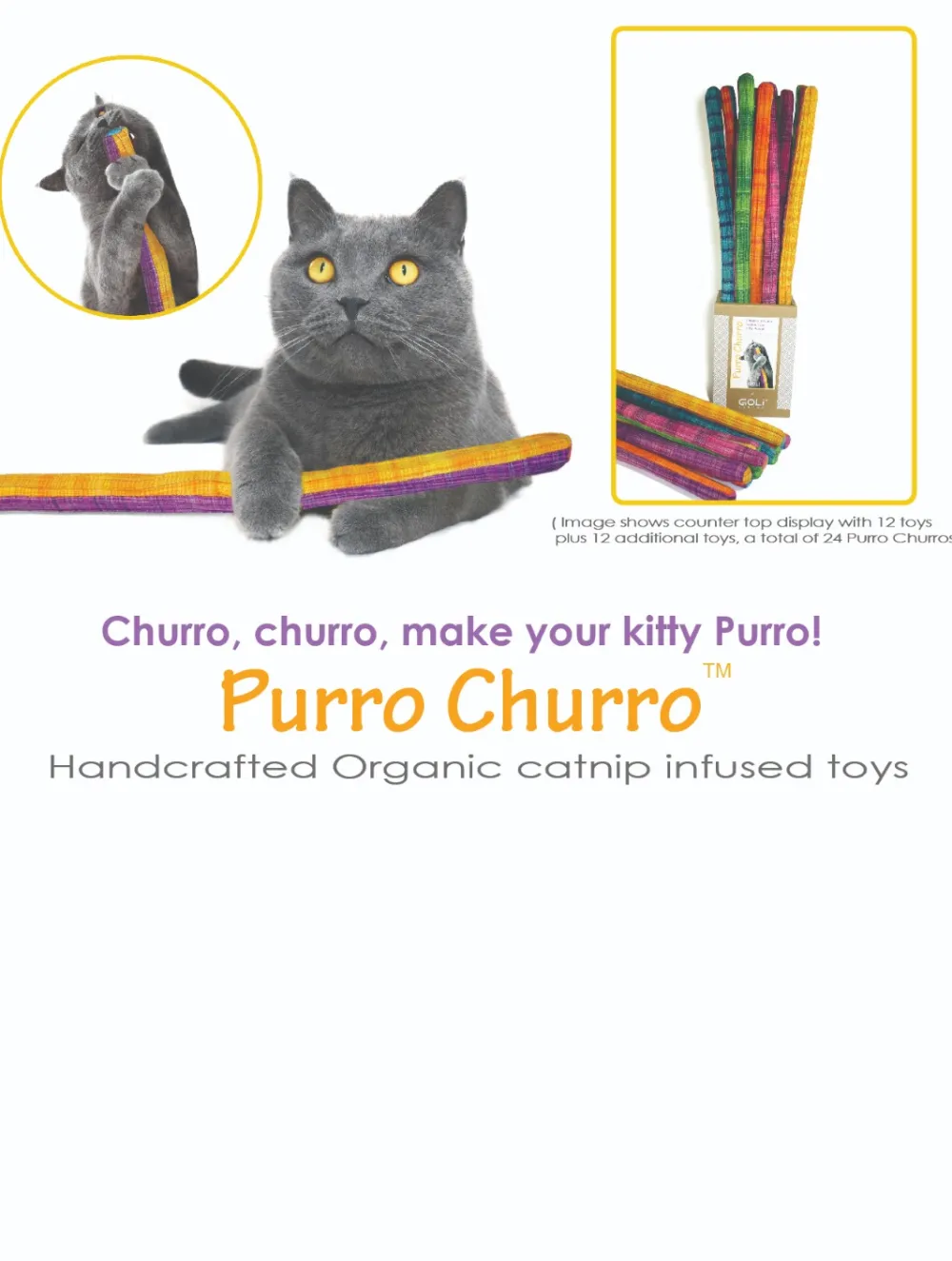 Goli Design Toys | Toys^Purro Churro Cat Toy