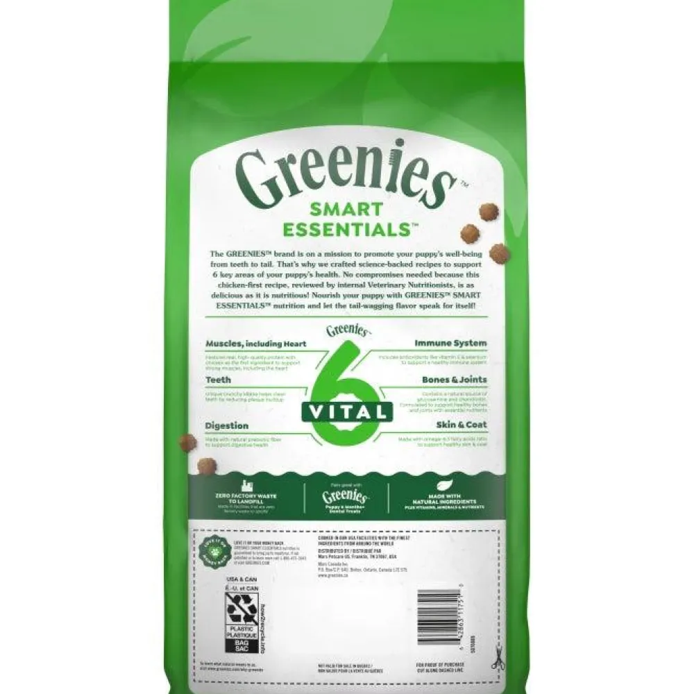 Greenies Dry Food^Smart Essentials Real Chicken & Brown Rice Puppy Dry Dog Food, 5.5-lb