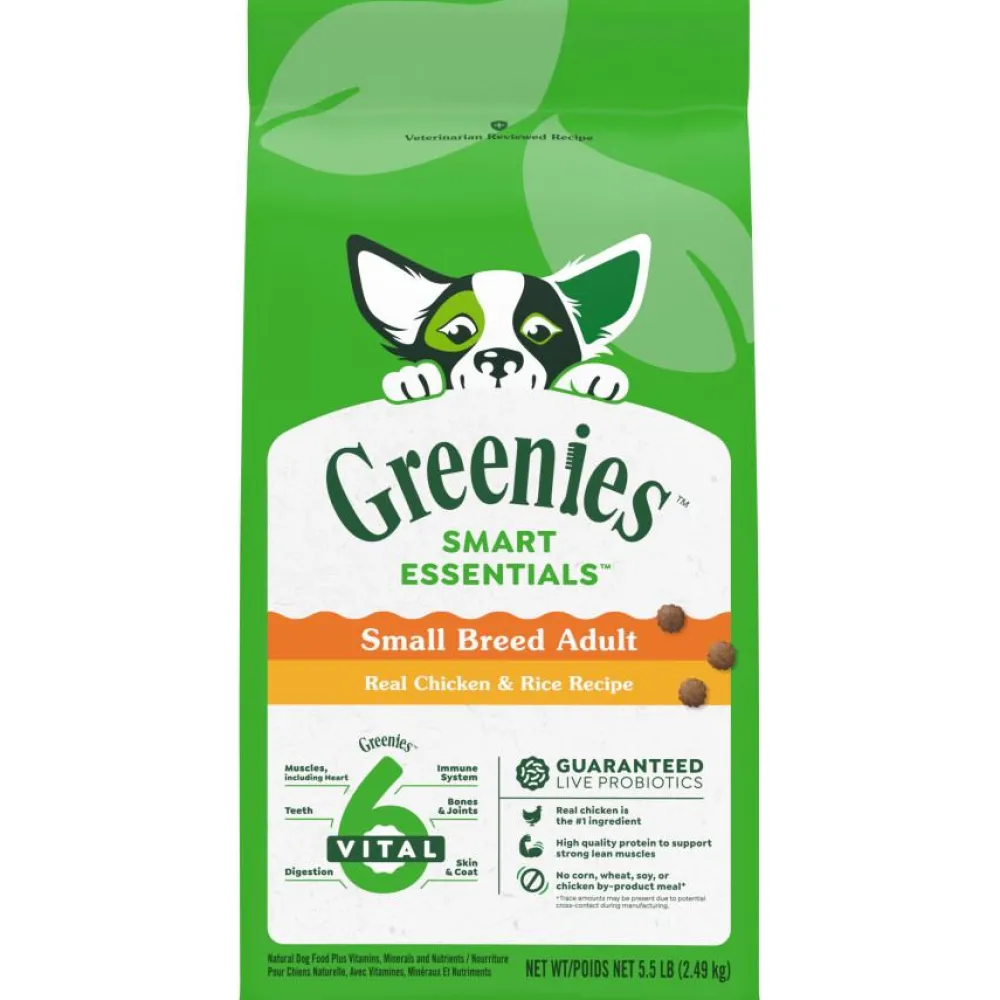 Greenies Dry Food^Smart Essentials Real Chicken & Rice Small Breed Adult Dry Dog Food, 5.5-lb
