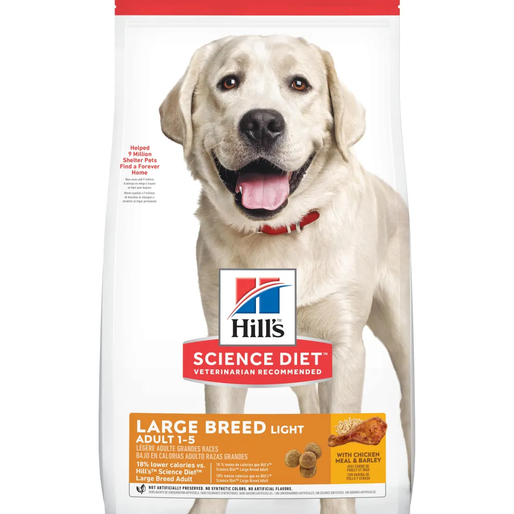 Hill's Science Diet Dry Food^Adult Large Breed Light Chicken Meal & Barley Dry Dog Food, 30-lb