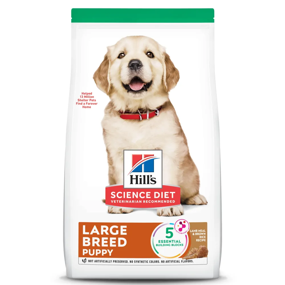 Hill's Science Diet Dry Food^Puppy Large Breed Lamb Meal & Brown Rice Dry Dog Food, 30-lb