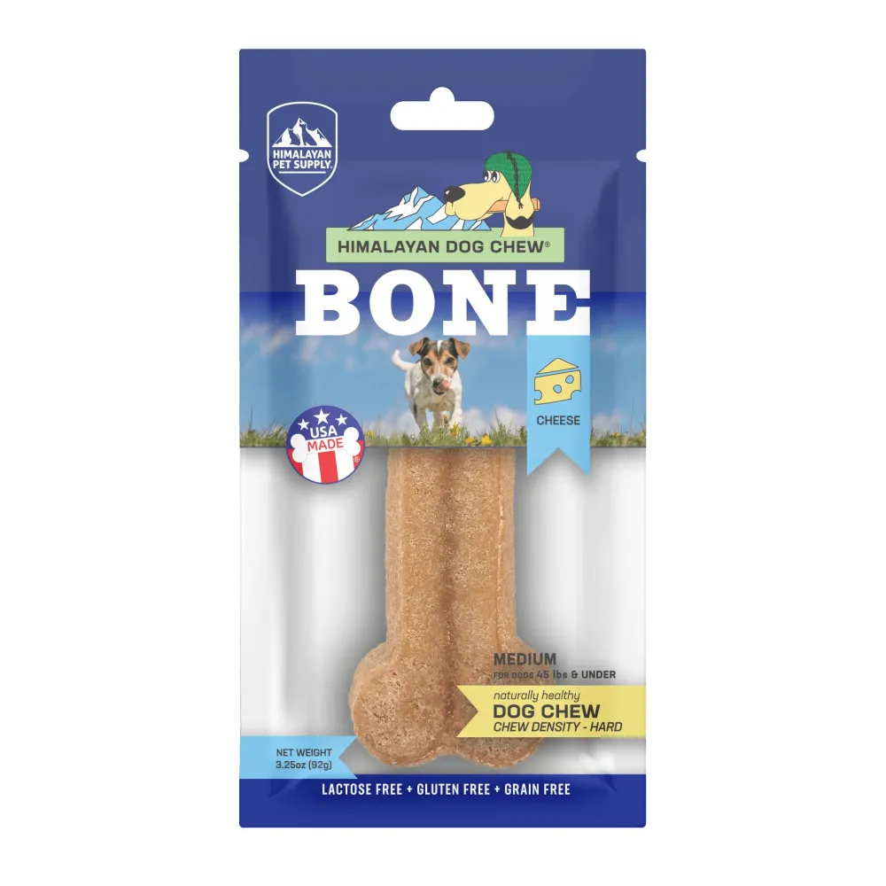 Himalayan Pet Supply Bully Sticks & Natural Chews^Bone Chew Dog Treat, Medium