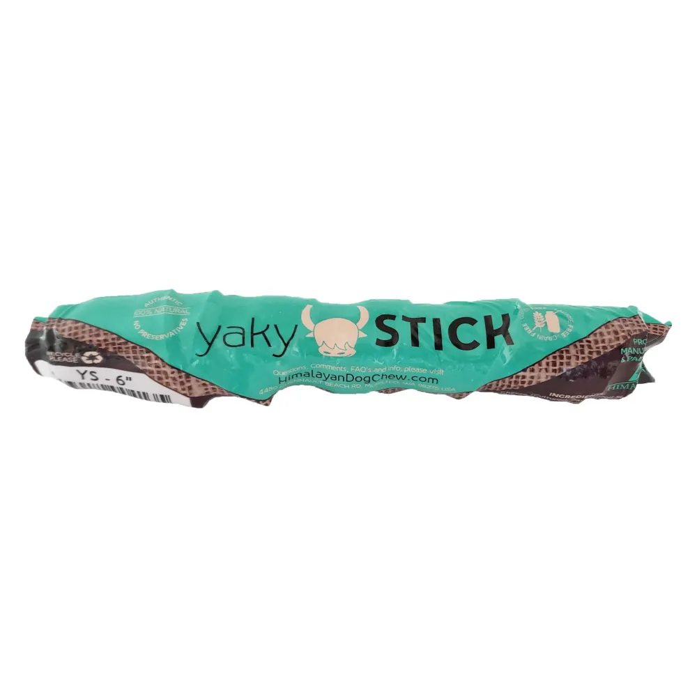 Himalayan Pet Supply Bully Sticks & Natural Chews^yakySTICK Bully Stick Dog Treats, 6-in