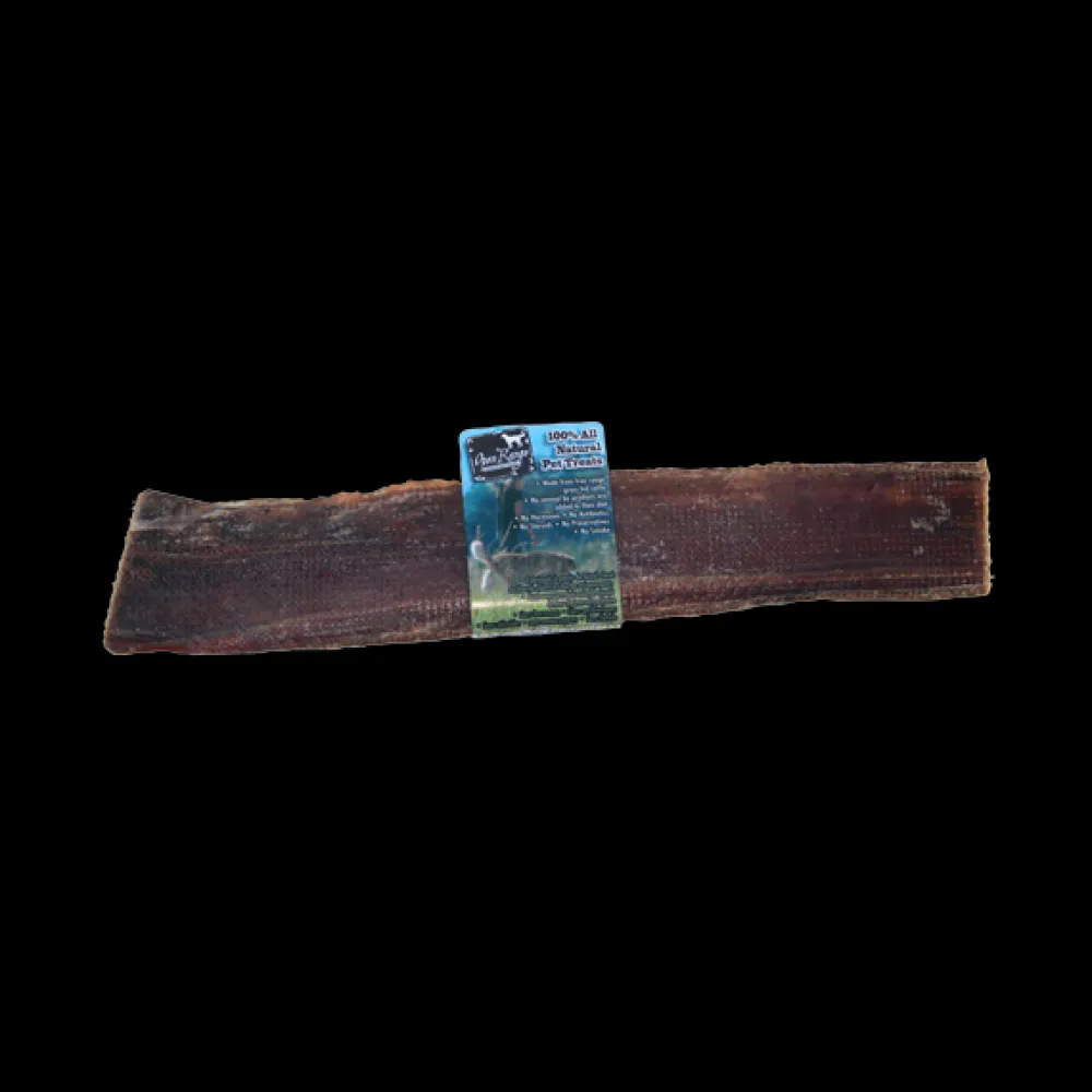 Home Range / Open Range Bully Sticks & Natural Chews^Home Range/Open Range Beef Chomper Flattened Bully Stick Dog Treats, 11-12-in