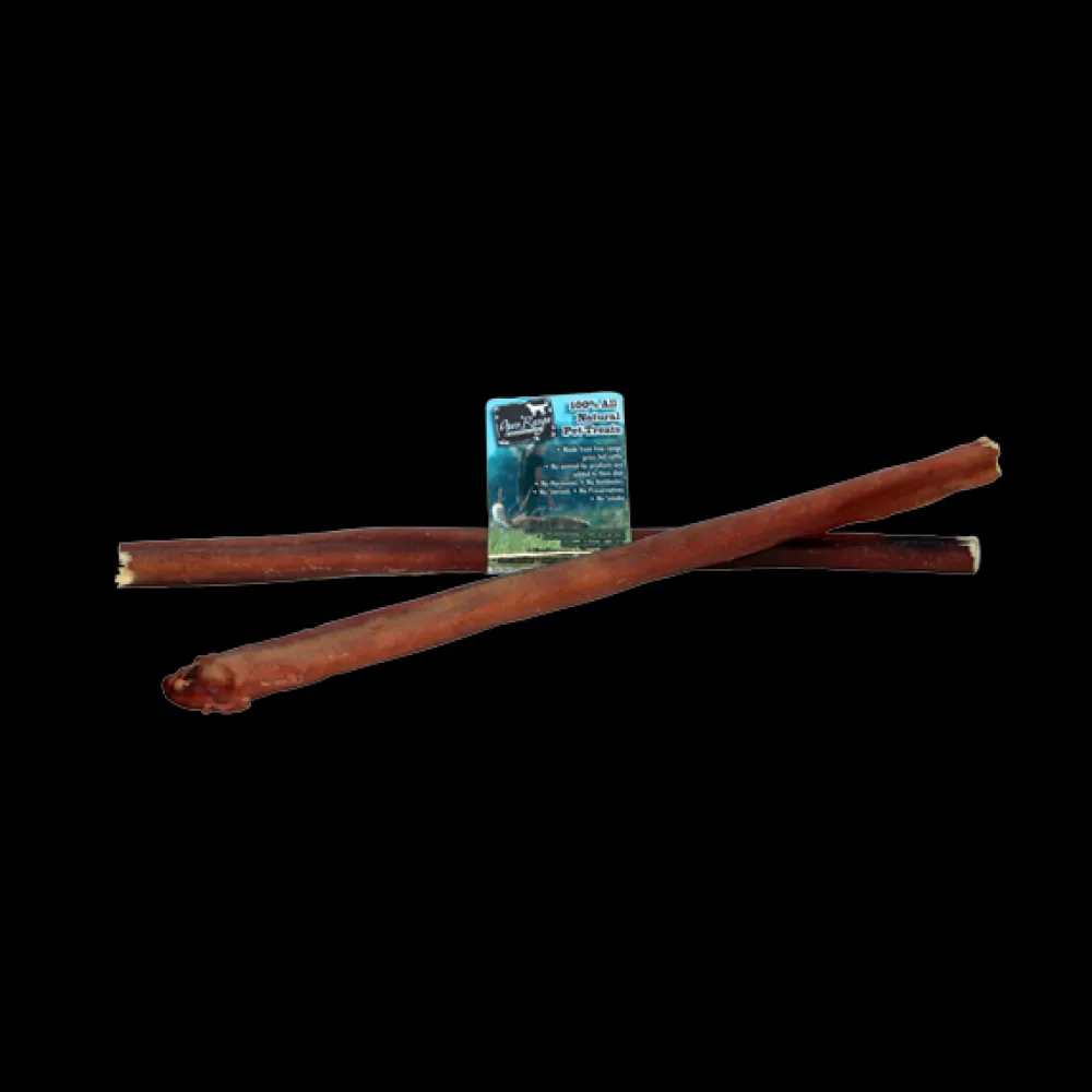 Home Range / Open Range Bully Sticks & Natural Chews^Home Range/Open Range Odour Controlled Bull Stick Dog Treats, 32-36-in