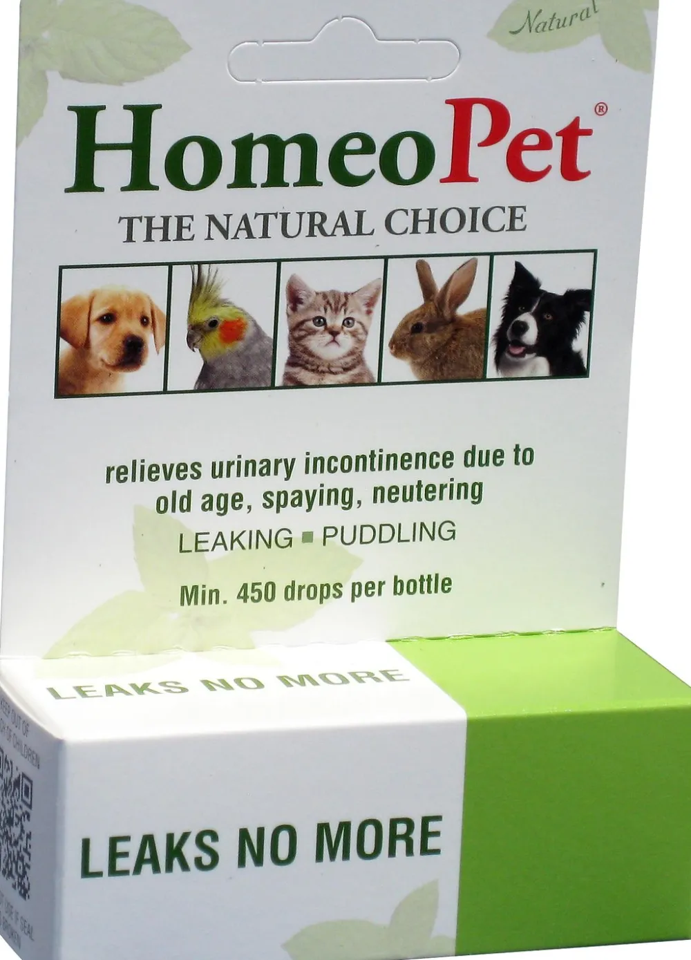 Homeopet Healthcare | Healthcare^Leaks No More Dog, Cat, Bird & Small Animal Supplement, 450 drops