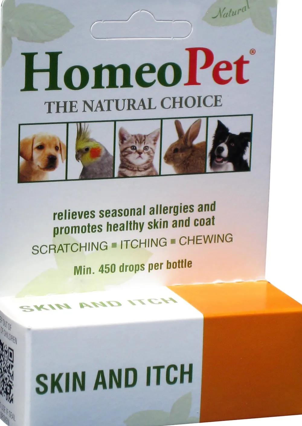Homeopet Grooming | Grooming^Skin & Itch Dog, Cat, Bird & Small Animal Supplement, 450 drops