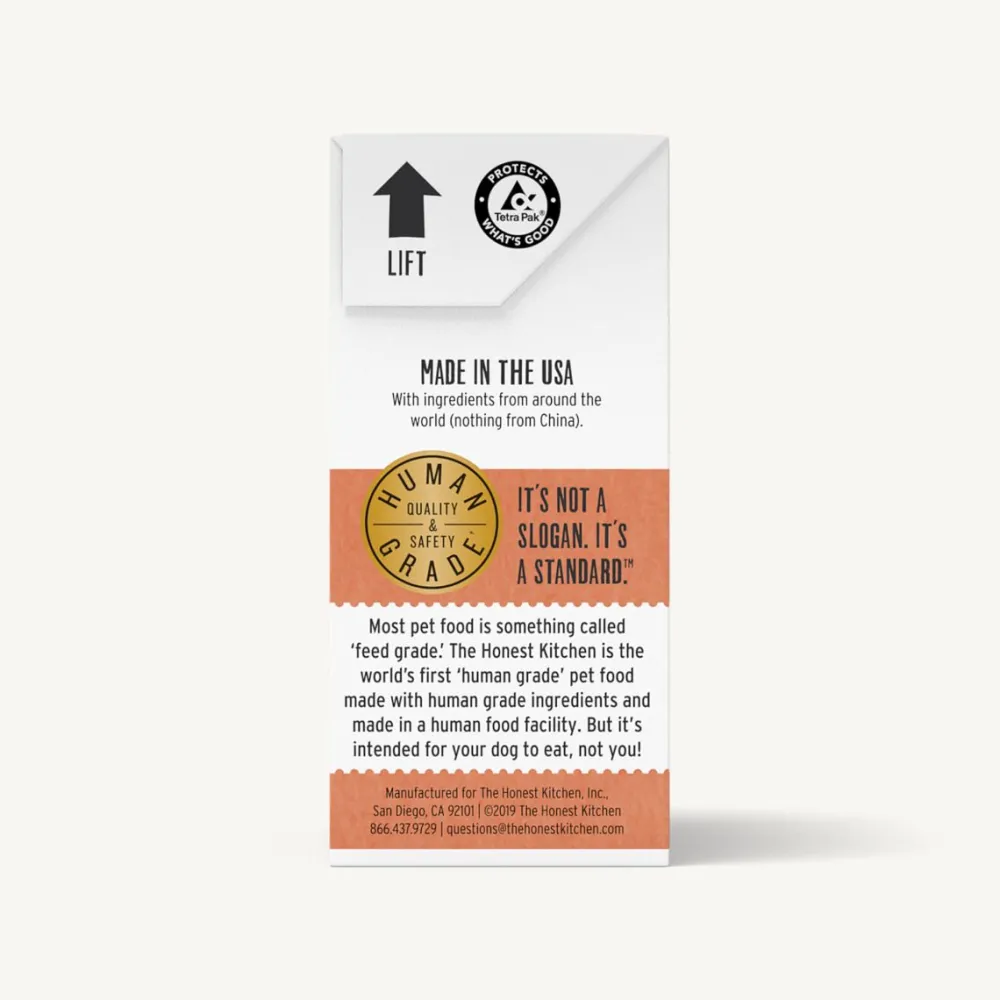 The Honest Kitchen Food Toppings^Honest Kitchen Grain-Free 99% Ranch-Raised Beef Wet Dog Food Topper, 5.5-oz box
