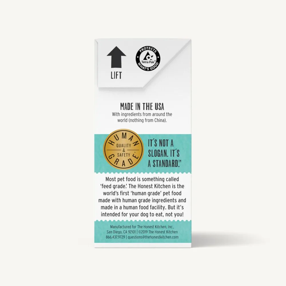 The Honest Kitchen Food Toppings^Honest Kitchen Grain-Free 99% Wild-Caught Salmon & Pollock Wet Dog Food Topper, 5.5-oz box
