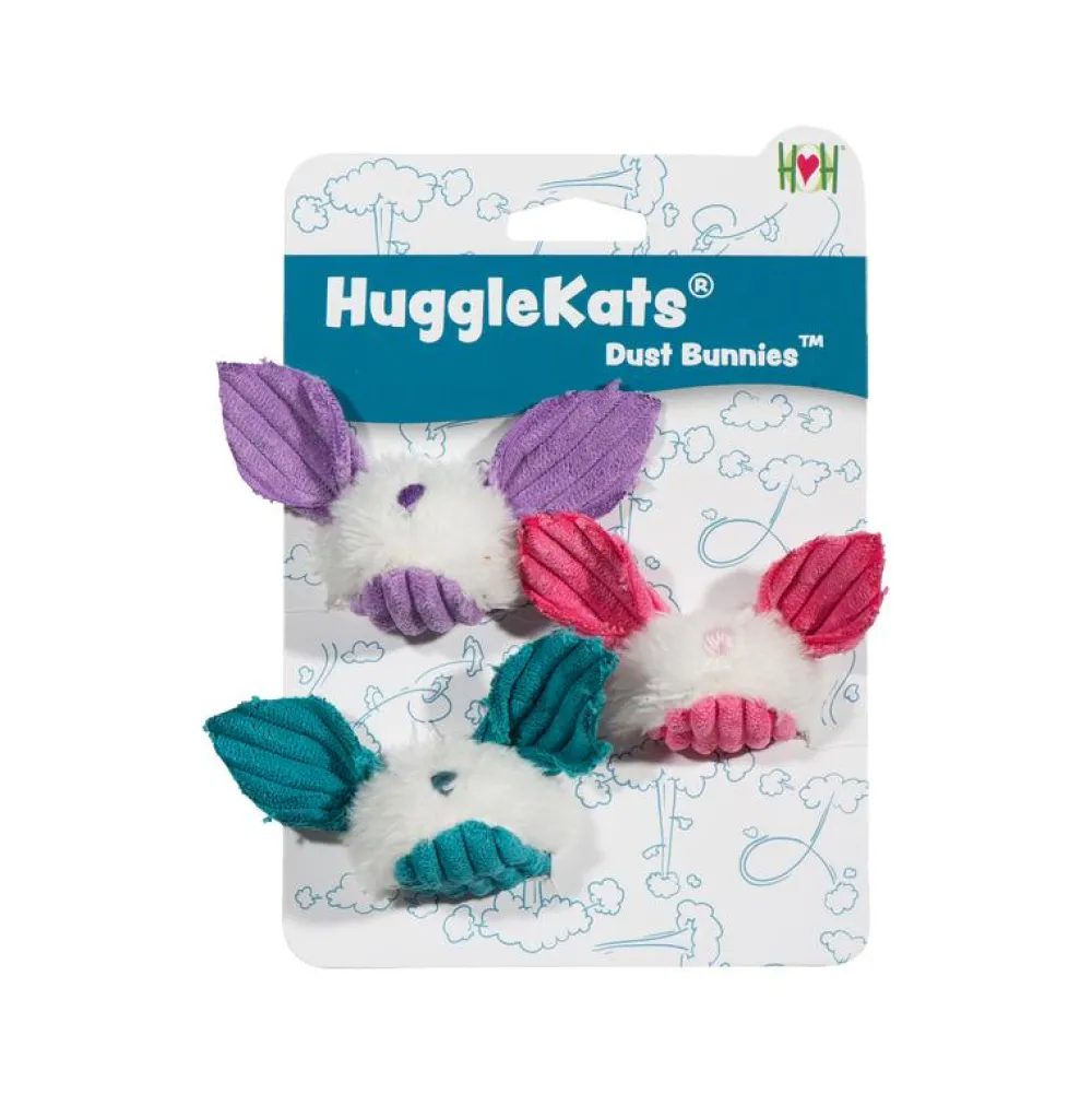 Hugglehounds Toys | Toys^HuggleKats Dust Bunnies Cat Toy, 3-pk