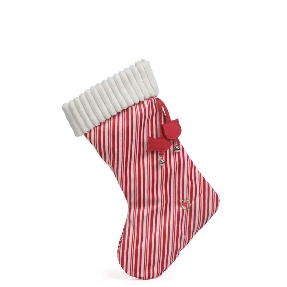 Hugglehounds Toys | Toys^Peppermint Collection Stocking with Cat & Fish Charms Cat Toy