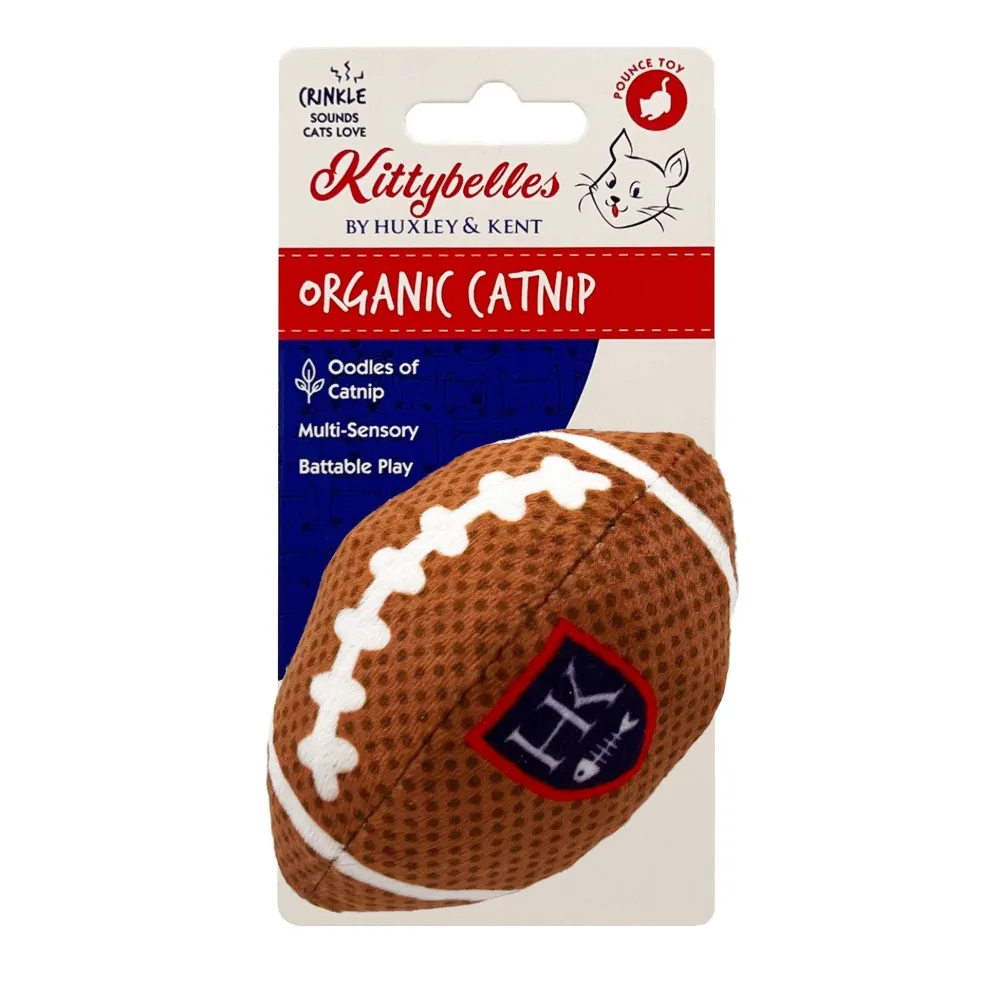 Huxley & Kent Toys | Toys^Kittybelles Football Catnip Cat Toy