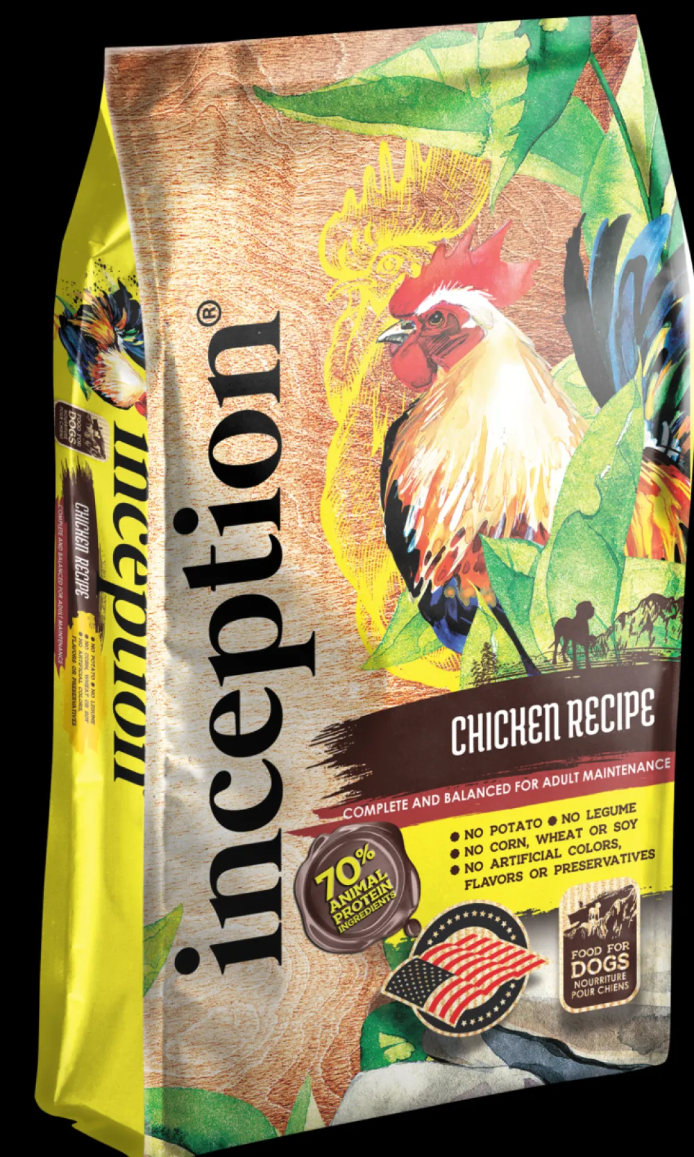 Inception Dry Food^Chicken Recipe Whole Grain Dry Dog Food, 13.5-lb