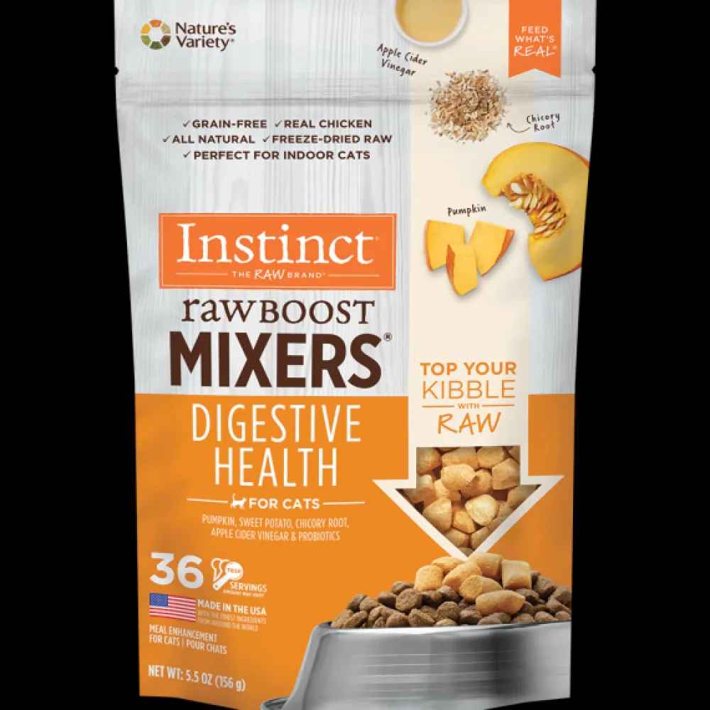 Instinct Food Toppings^Raw Boost Mixers Digestive Health Freeze-Dried Cat Food Topper, 5.5-oz