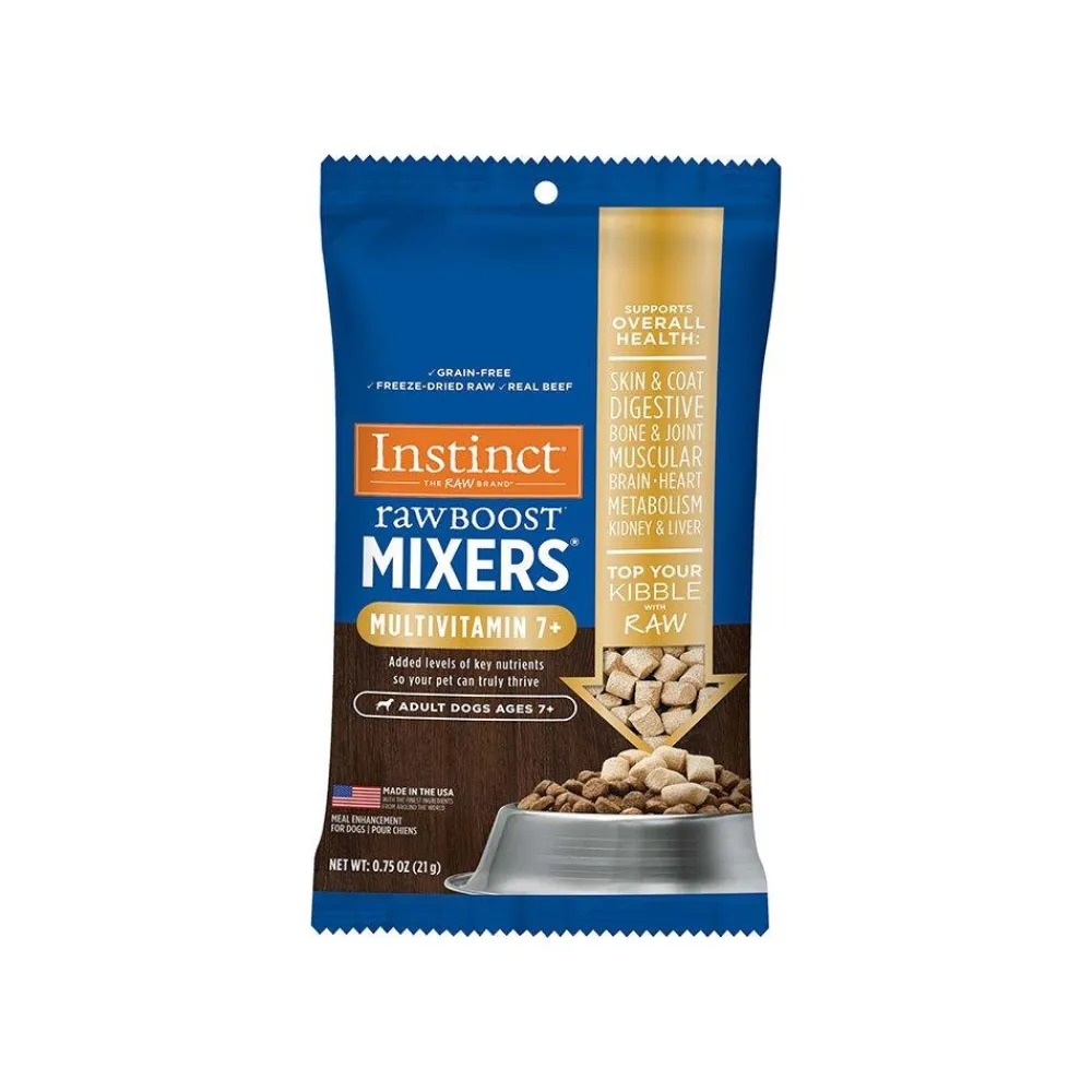 Instinct Food Toppings^Raw Boost Mixers Multivitamin 7+ Freeze-Dried Dog Food Topper, 0.75-oz