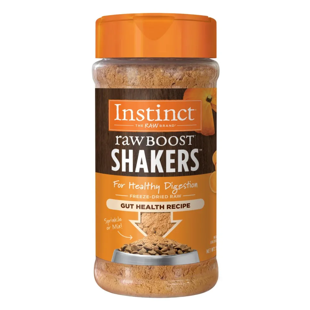 Instinct Food Toppings^Raw Boost Shakers Gut Health Freeze-Dried Raw Dog Food Topper, 5.5-oz