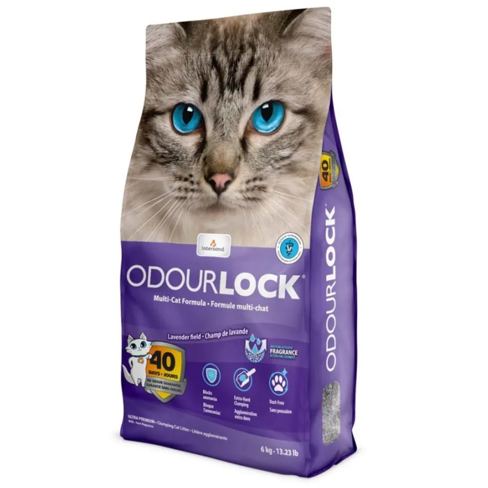 Intersand Litter & Accessories | Litter & Accessories^OdorLock Lavender Field Cat Litter, 13-lb | 6-kg