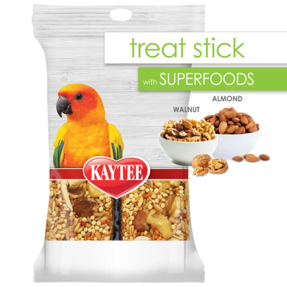Kaytee Treats^Avian Superfood Almond & Walnut Stick Bird Treats, 5.5-oz