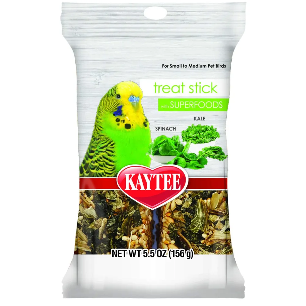 Kaytee Treats^Avian Superfood Spinach & Kale Stick Bird Treats, 5.5-oz