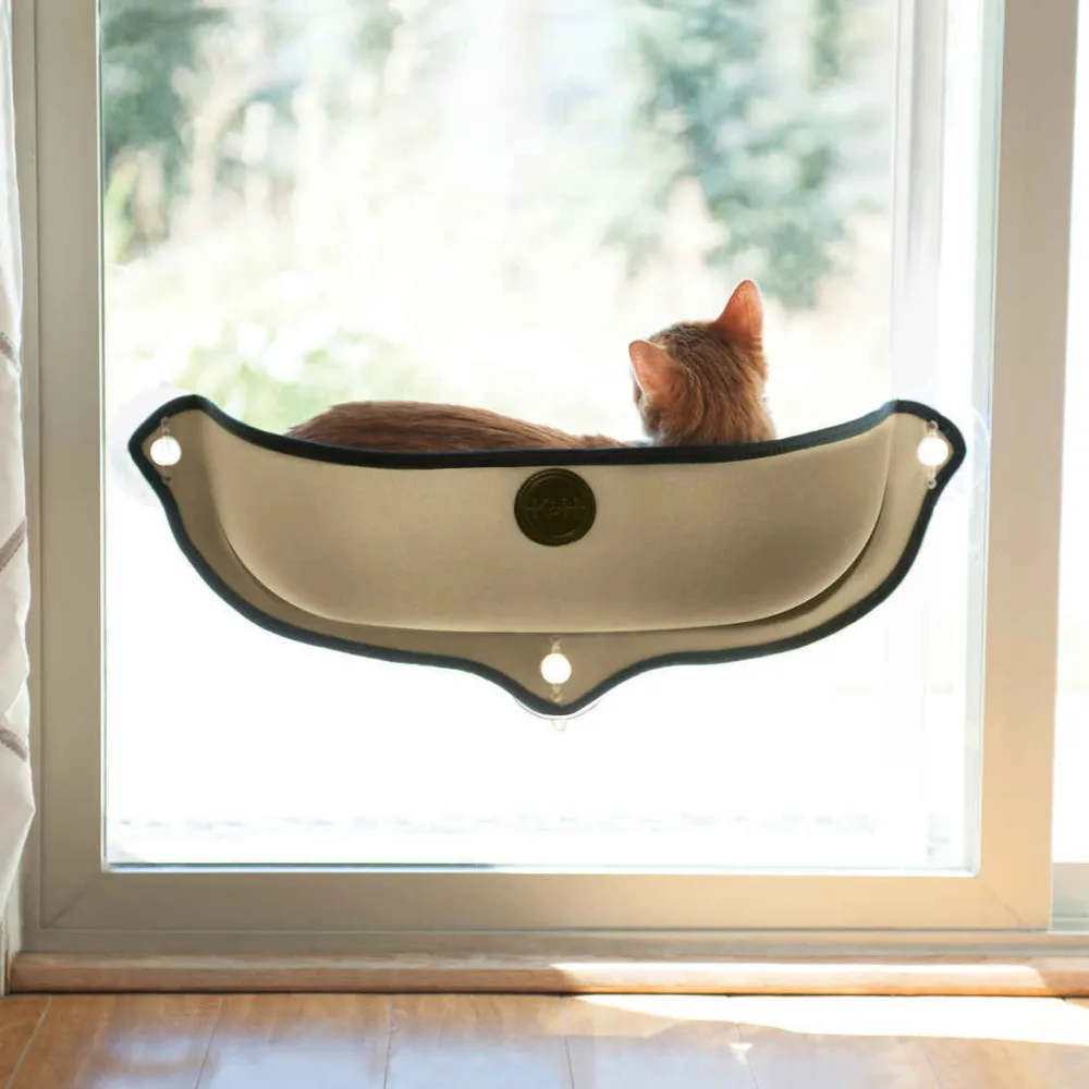 K&H Pet Products Beds & Mats | Beds & Mats^K&H EZ Mount Window Cat Bed, Tan