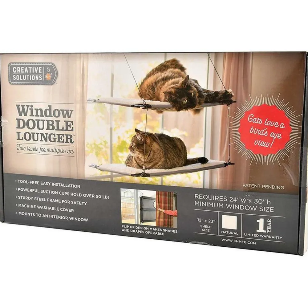 K&H Pet Products Beds & Mats | Beds & Mats^Creative Solutions Cat Window Lounger, Double