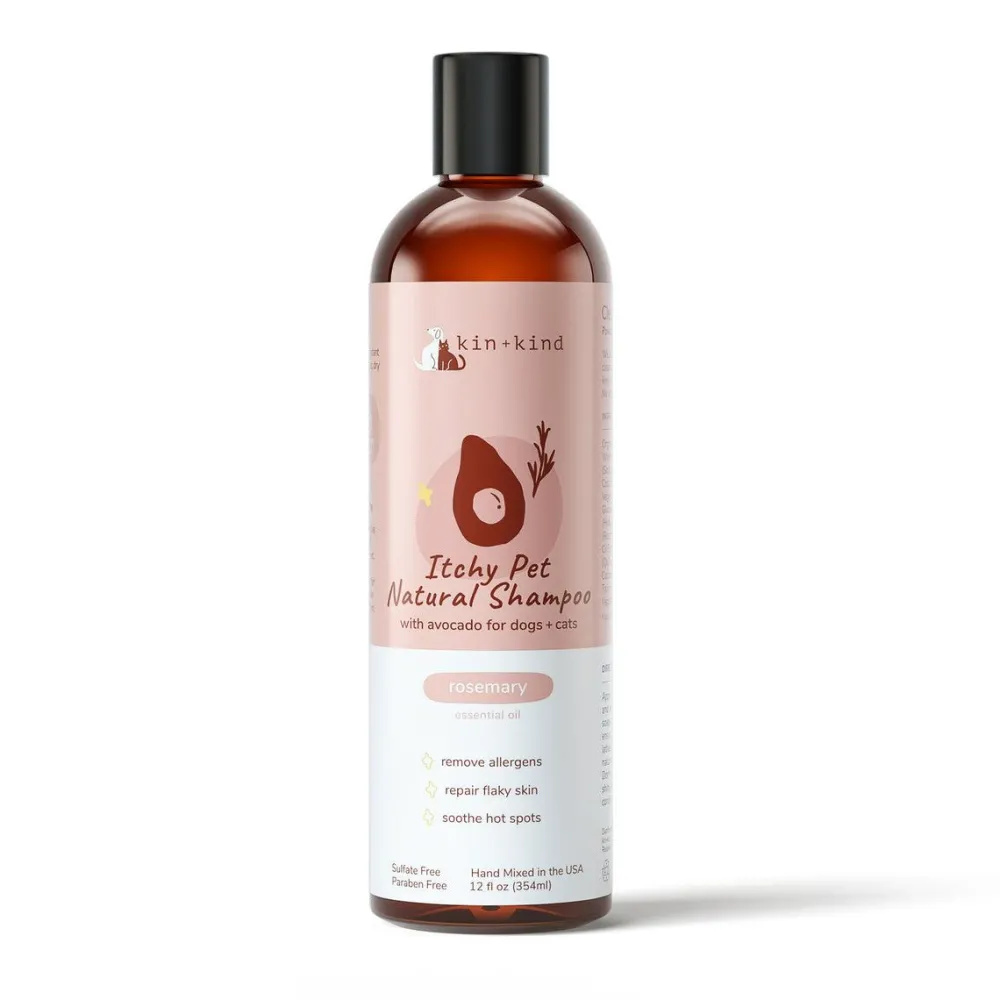 Kin+Kind Grooming | Grooming^Itchy Natural Rosemary Pet Shampoo, 12-oz