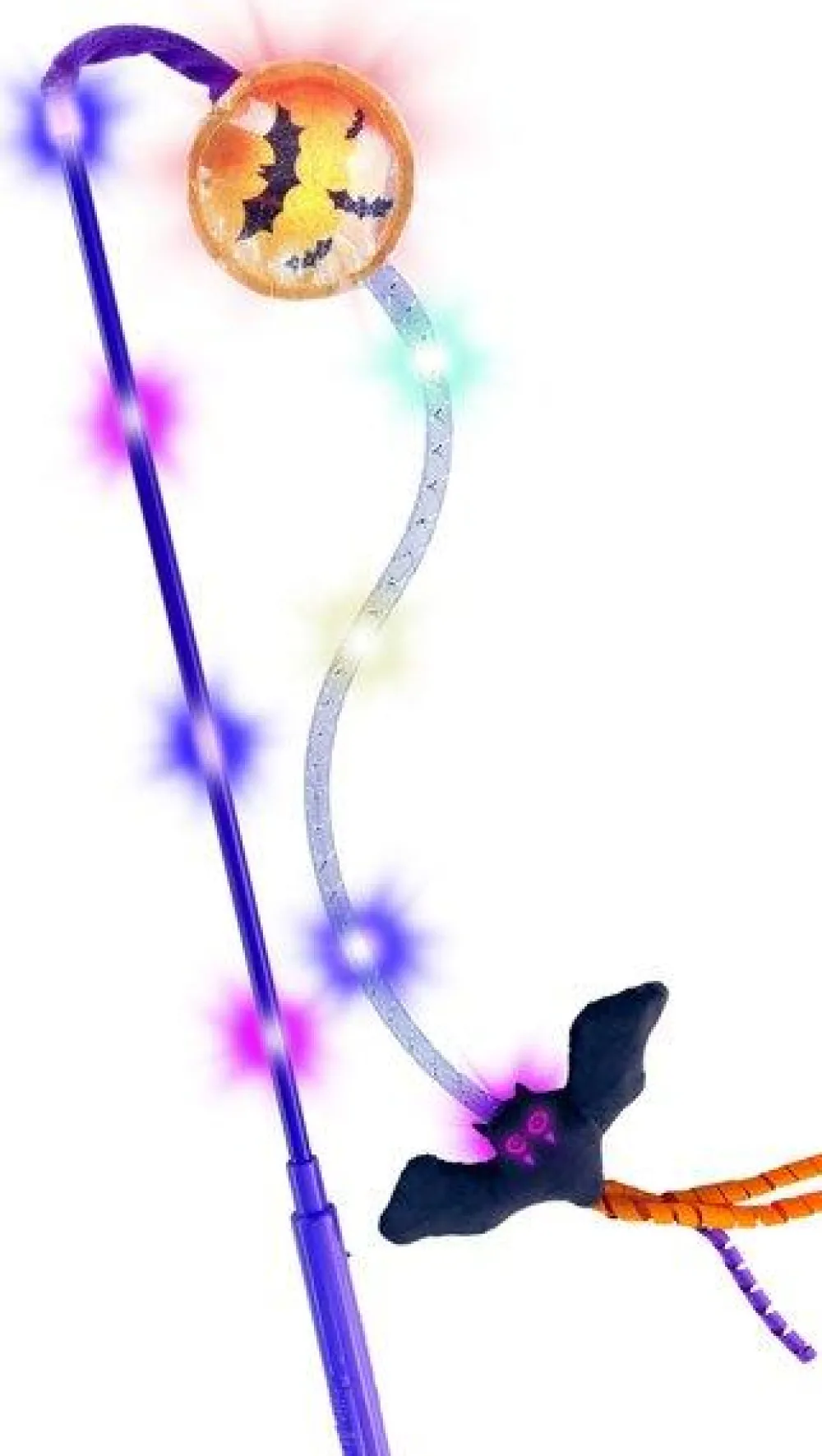 Kong Toys | Toys^Halloween Light-Up Bat Teaser Cat Toy, Purple