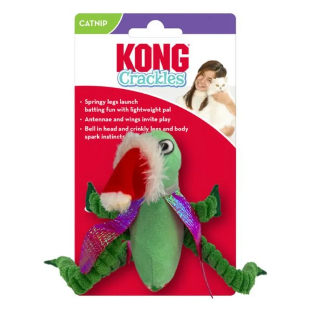 Kong Toys | Toys^Holiday Crackle Grasshopper Cat Toy
