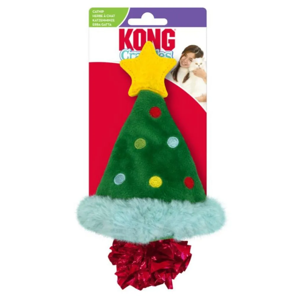 Kong Toys | Toys^Holiday Crackles Christmas Tree Cat Toy