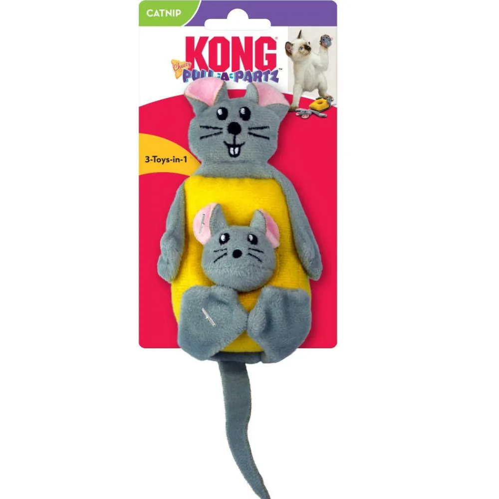 Kong Toys | Toys^Pull-A-Partz Cheezy Cat Toy