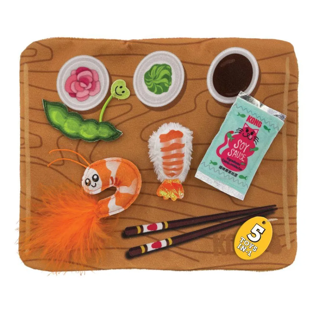 Kong Toys | Toys^Pull-A-Partz Sushi Cat Toy