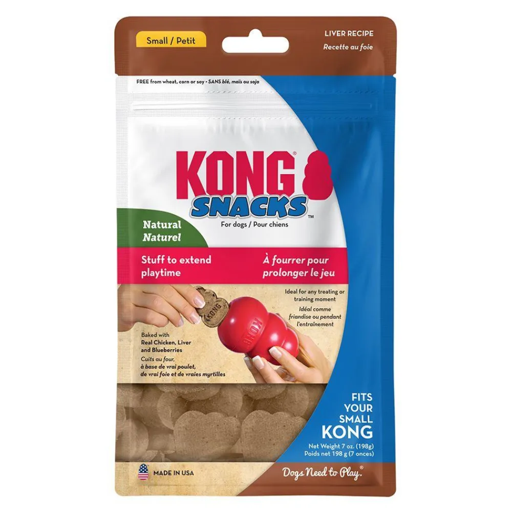 Kong Biscuits & Crunchy Treats^Snacks Liver Dog Treats, Small