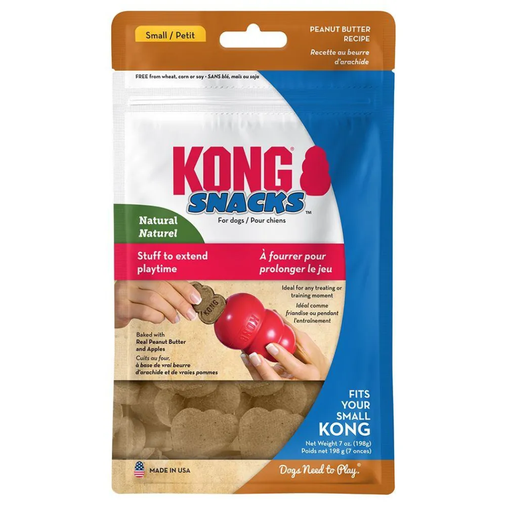 Kong Biscuits & Crunchy Treats^Snacks Peanut Butter Dog Treats, Small