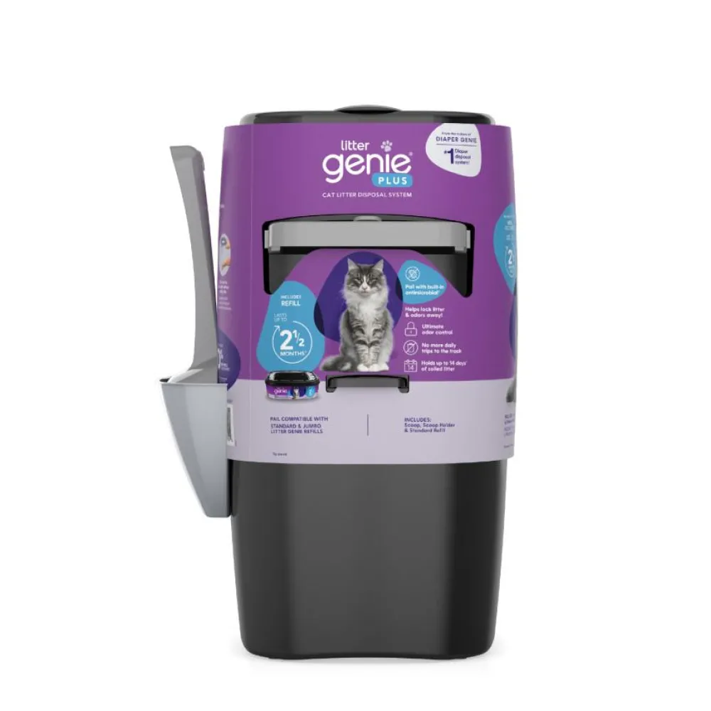 Litter Genie Litter & Accessories | Litter & Accessories^Plus Pail Cat Litter Disposal System, Black