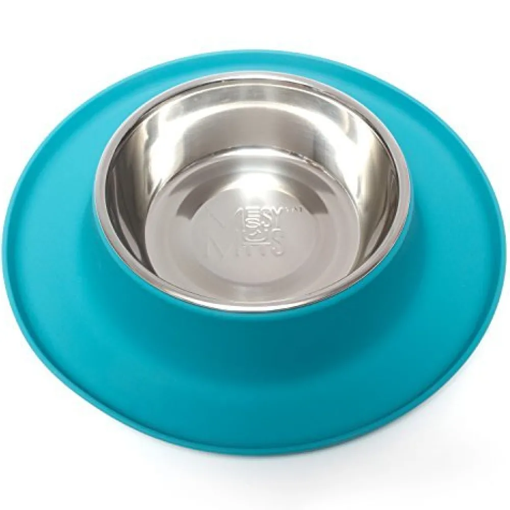 Messy Mutts Bowls & Feeders | Bowls & Feeders^Silicone Cat Feeder, Blue , Medium