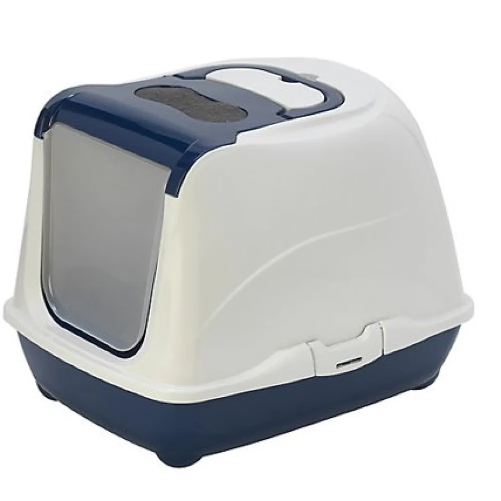 Moderna Products Litter & Accessories | Litter & Accessories^Moderna Flip Cat Litter Box, Blue, Large