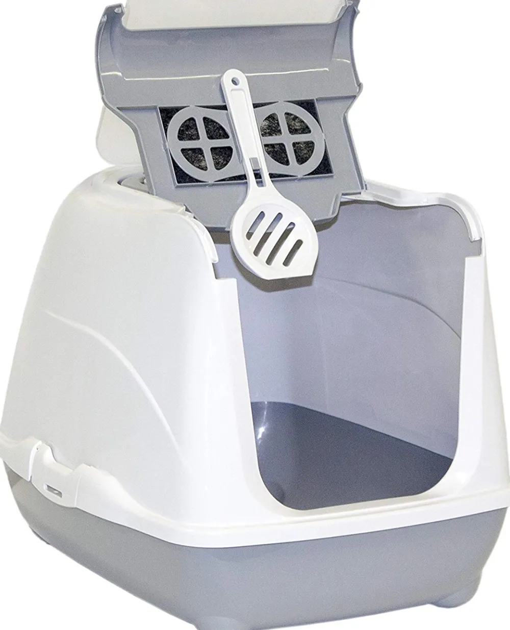 Moderna Products Litter & Accessories | Litter & Accessories^Moderna Flip Cat Litter Box, Grey, Large