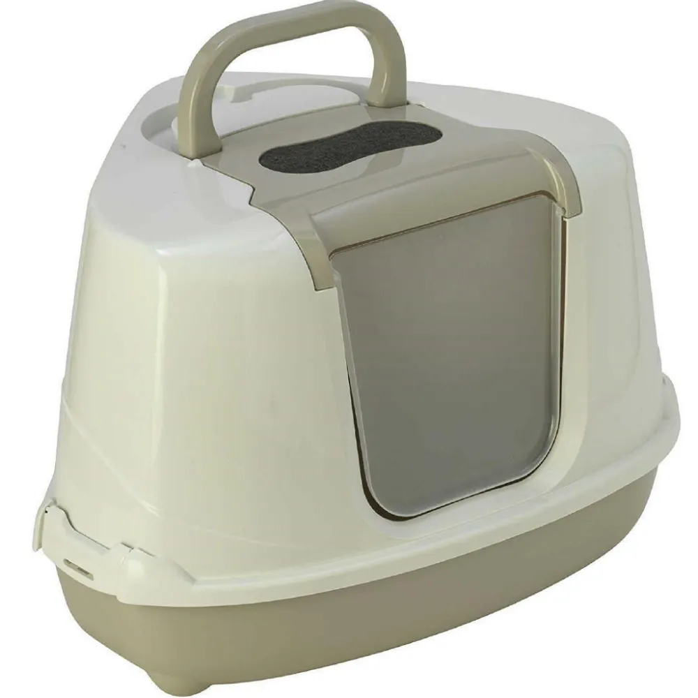 Moderna Products Litter & Accessories | Litter & Accessories^Moderna Flip Corner Cat Litter Box, Grey
