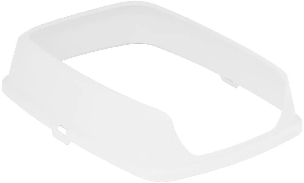 Moderna Products Litter & Accessories | Litter & Accessories^Moderna Maryloo Cat Litter Pan Rim, White, Jumbo