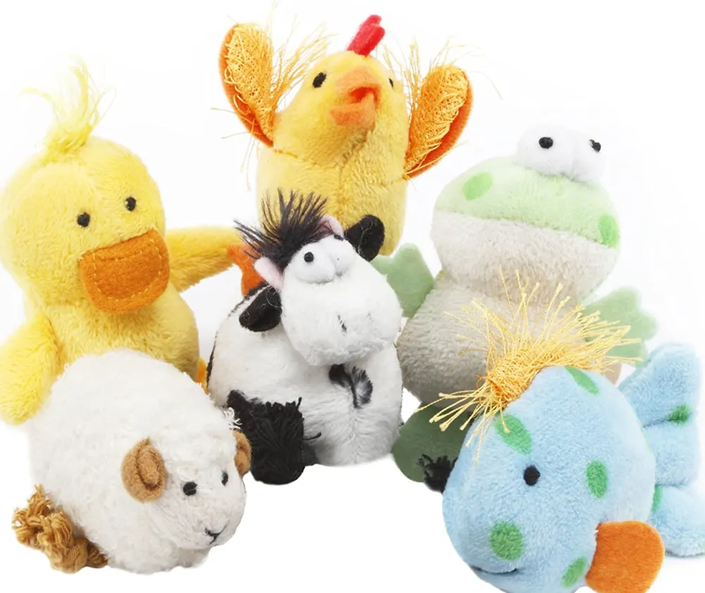Multipet Toys | Toys^Look Who's Talking Plush Cat Toy, Assorted, 1.25-in