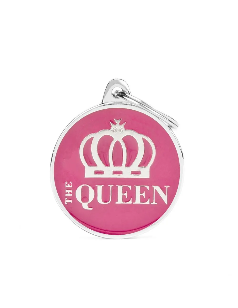 Myfamily Leashes & Collars | Leashes & Collars^Circle The Queen Pet ID Tag, Big