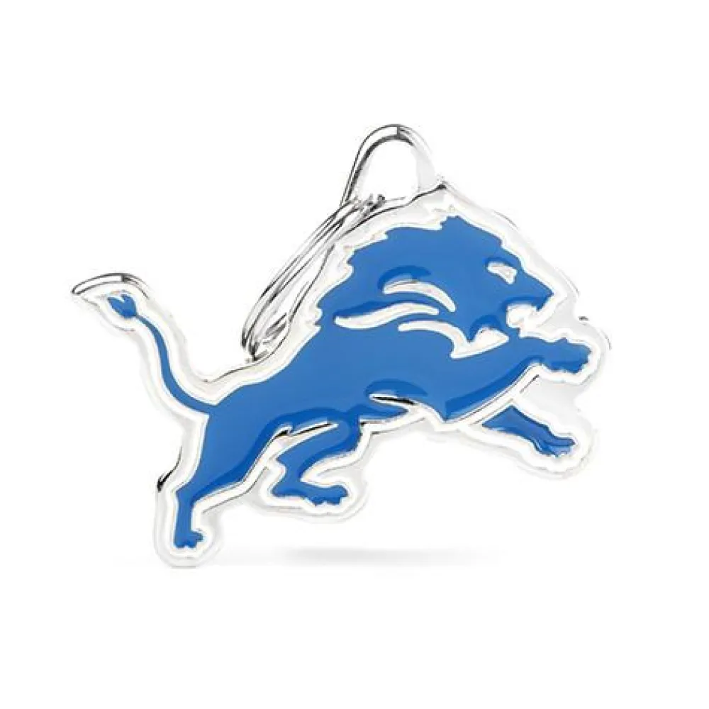 Myfamily Leashes & Collars | Leashes & Collars^NFL Detroit Lions Pet ID Tag, Medium