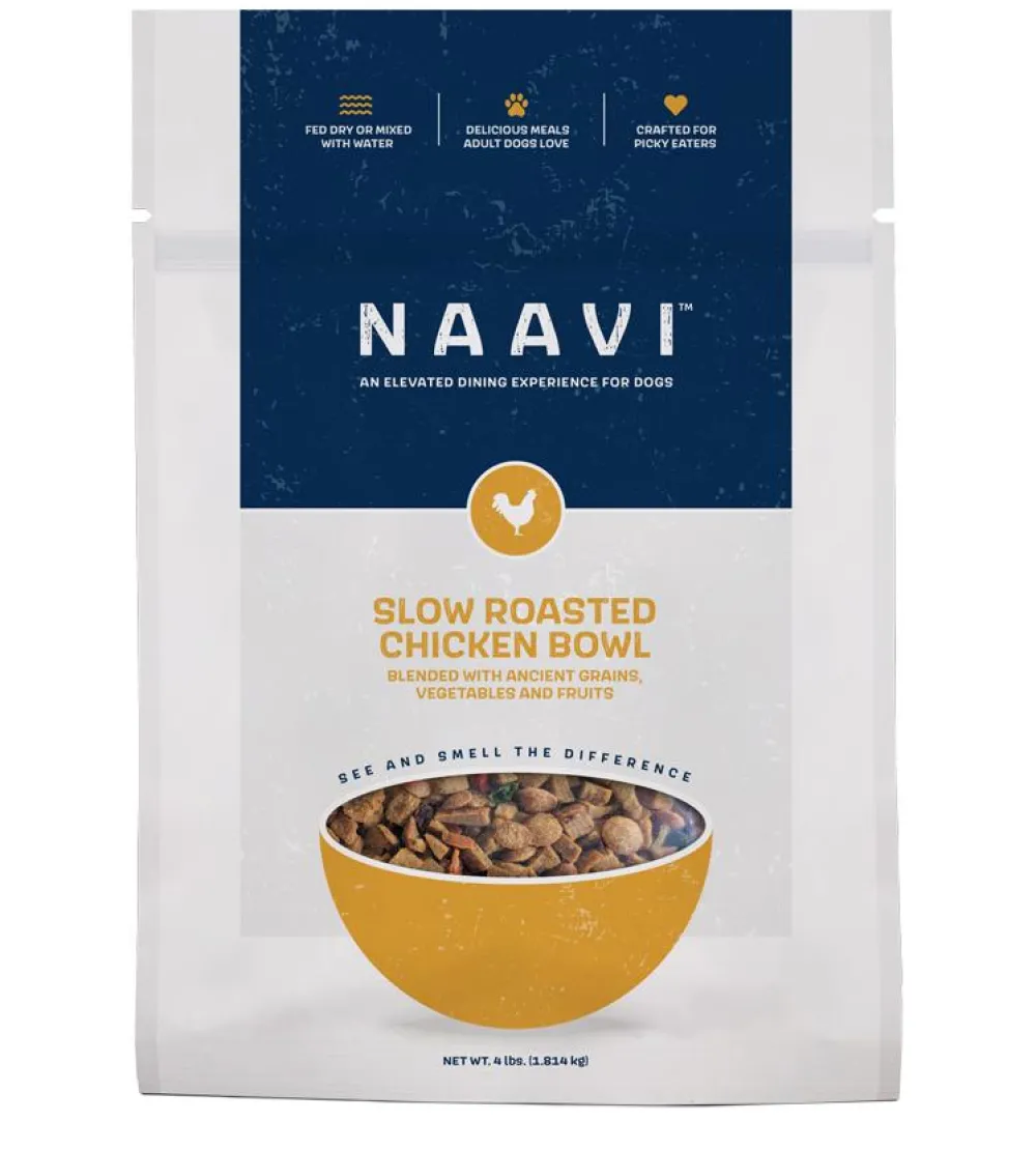 Naavi Dry Food^Slow Roasted Chicken Bowl Dog Food, 6-oz