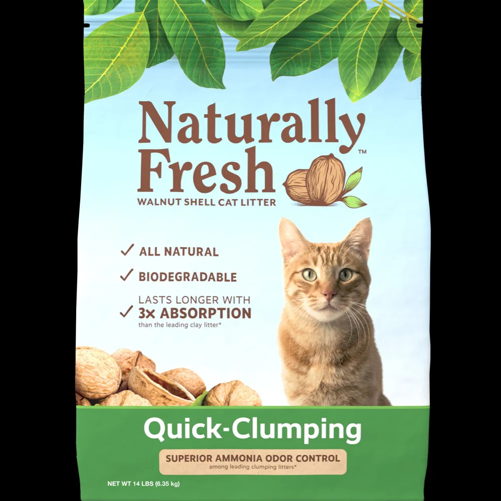 Naturally Fresh Litter & Accessories | Litter & Accessories^Walnut-Based Quick-Clumping Cat Litter, 14-lb