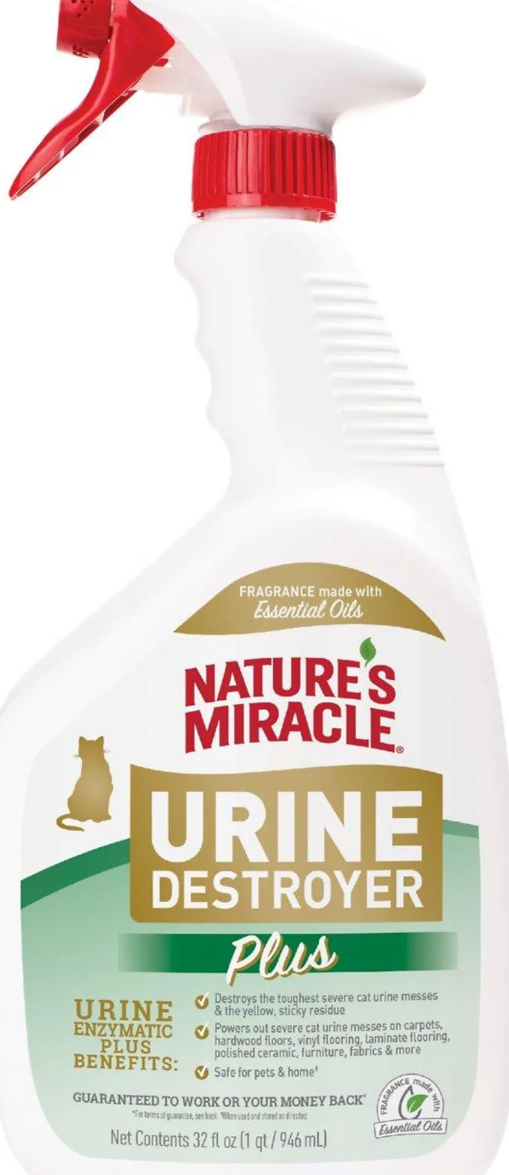 Nature's Miracle Training & Cleaning | Training & Cleaning^Plus Cat Urine Destroyer, 32-oz