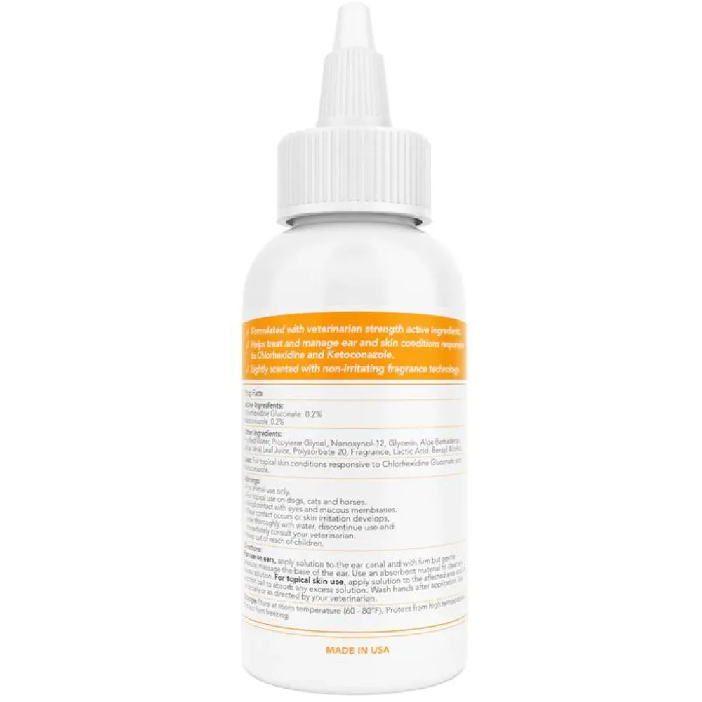 Nootie Healthcare | Healthcare^Dermatology Solutions Medicated Pet Ear Flush, 4-oz