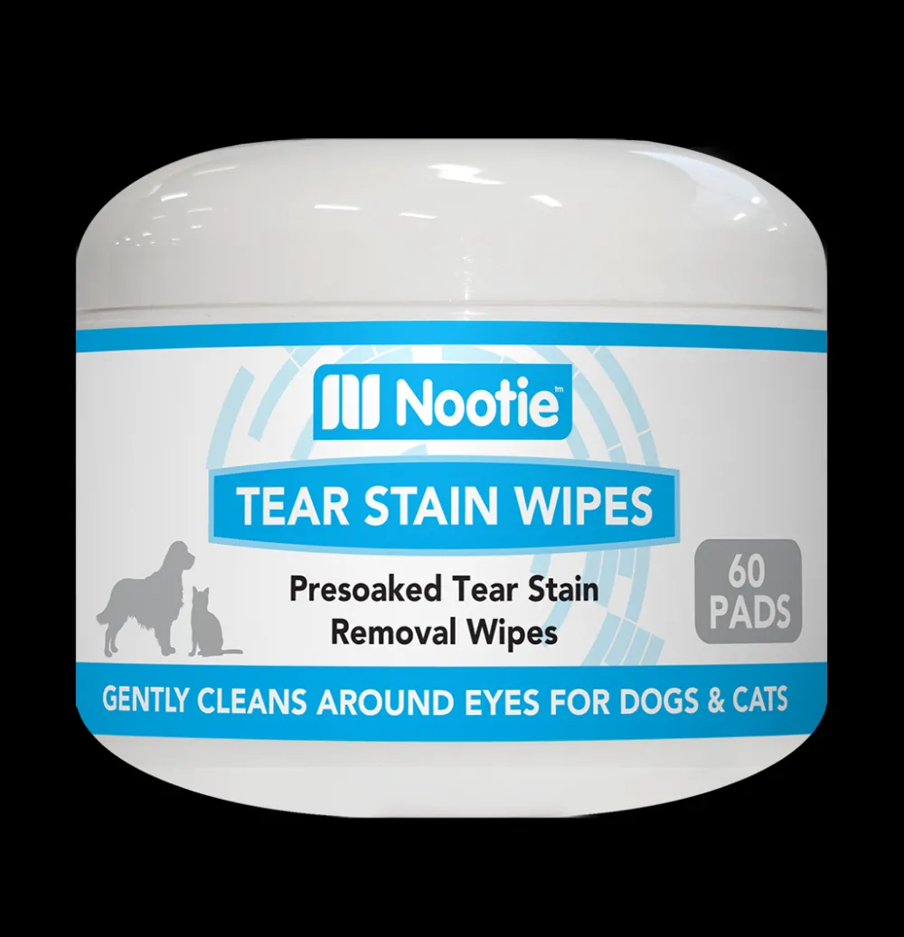 Nootie Healthcare | Healthcare^Tear Stain Wipes for Dogs & Cats, 60-count