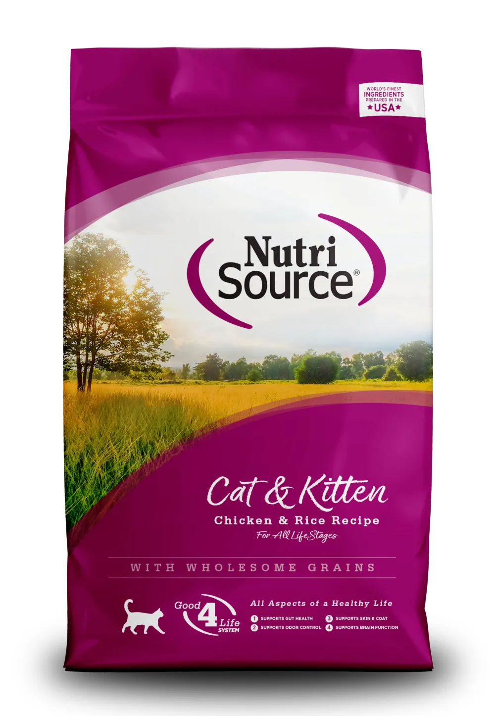 Nutrisource Dry Food^Cat & Kitten Chicken & Rice Dry Cat Food, 6.6-lb (**)