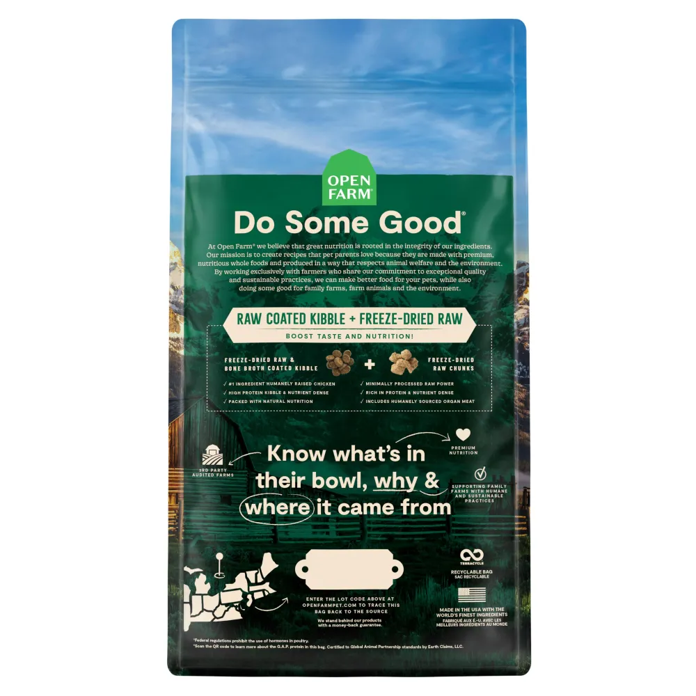 Open Farm Dry Food^RawMix Open Prairie Grain-Free Dry Cat Food, 2.25-lb