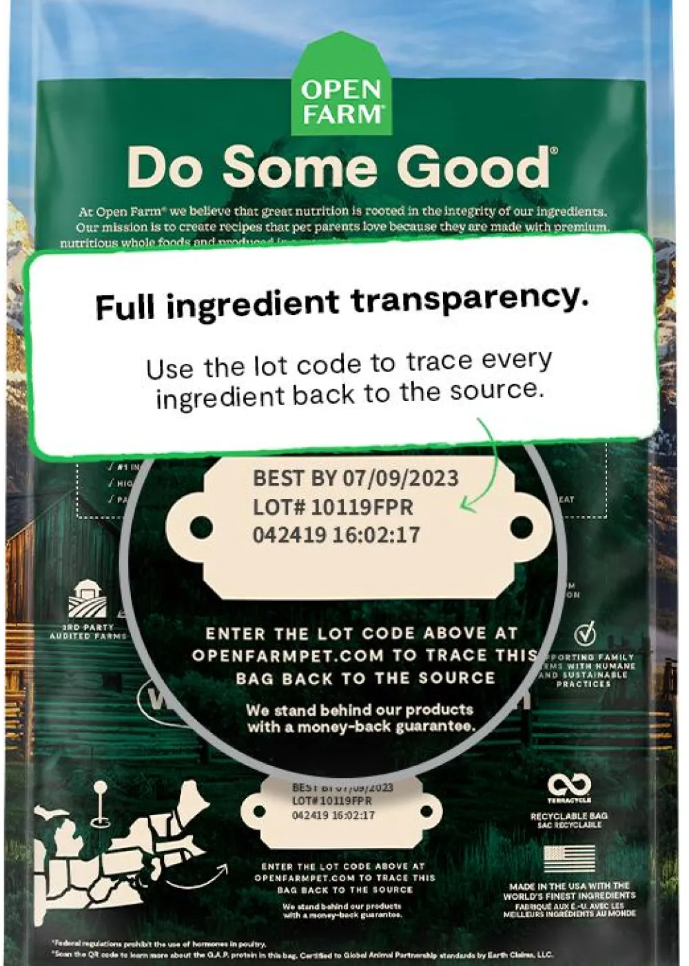 Open Farm Dry Food^RawMix Open Prairie Grain-Free Dry Cat Food, 2.25-lb